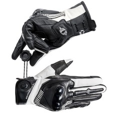 Leather Motorcycle Gloves for Men/Women, Touchscreen Riding Gloves with Magne...
