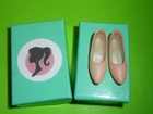 Vintage BARBIE VHTF 1968 PAK FLATS N HEELS - JAPAN PALE PINK SOFT POINTY SHOES