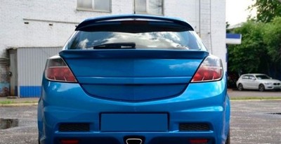VXR Look Rear/ Boot door Spoiler wing/ Roof extension For Opel Astra H 3D GTC