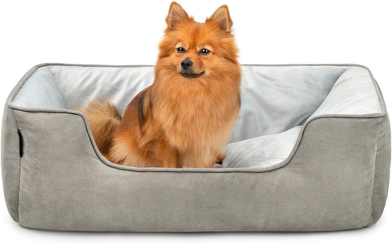 Letto per Cani 2 in 1 Con Ingresso Confortevole, Accogliente Cuccia Reversibile 