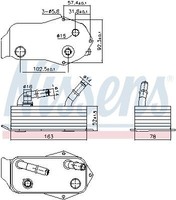 Nissens 91353 ÖLküHler, Automatikgetriebe FüR BMW