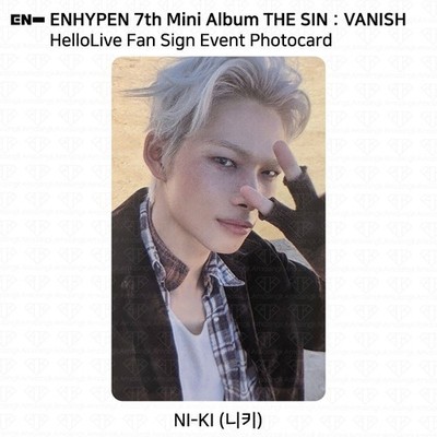 ENHYPEN 7th Mini Album The Sin : Vanish HelloLive VC Event