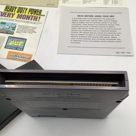 Defenders of Dynatron City NES Box, Manual, Game Tested Works