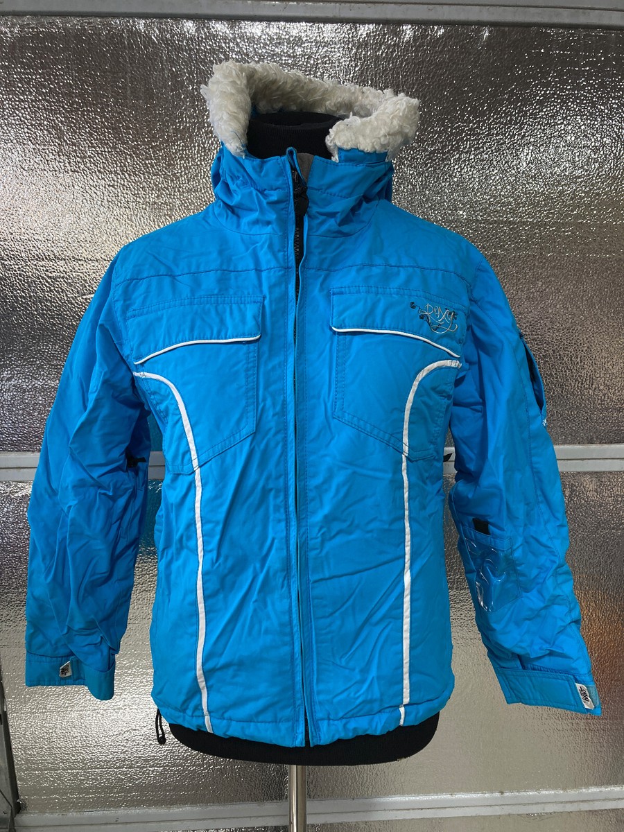 Roxy Snowboard Jacket - Youth Girls Medium - Blue - Ski Winter