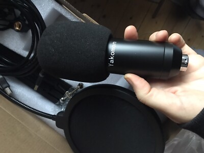 Yakomon USB Kondensator Mikrofon Set, Studio PC Mikrofon mit 192KHZ/24Bit Mikrofon