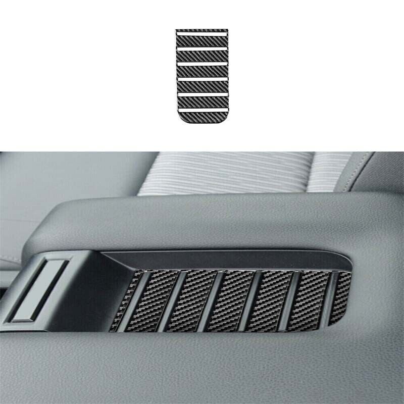 Carbon Fiber Center Armrest Storage 2014-2018 For Toyota Tundra Box Cover Trim