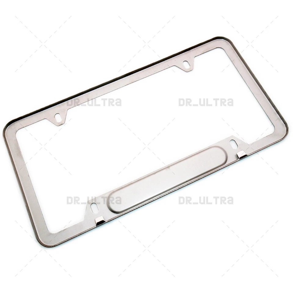 Infiniti IPL Sport License Frame Plate Custom Cover Stainless Steel Chrome - Image 4 of 4