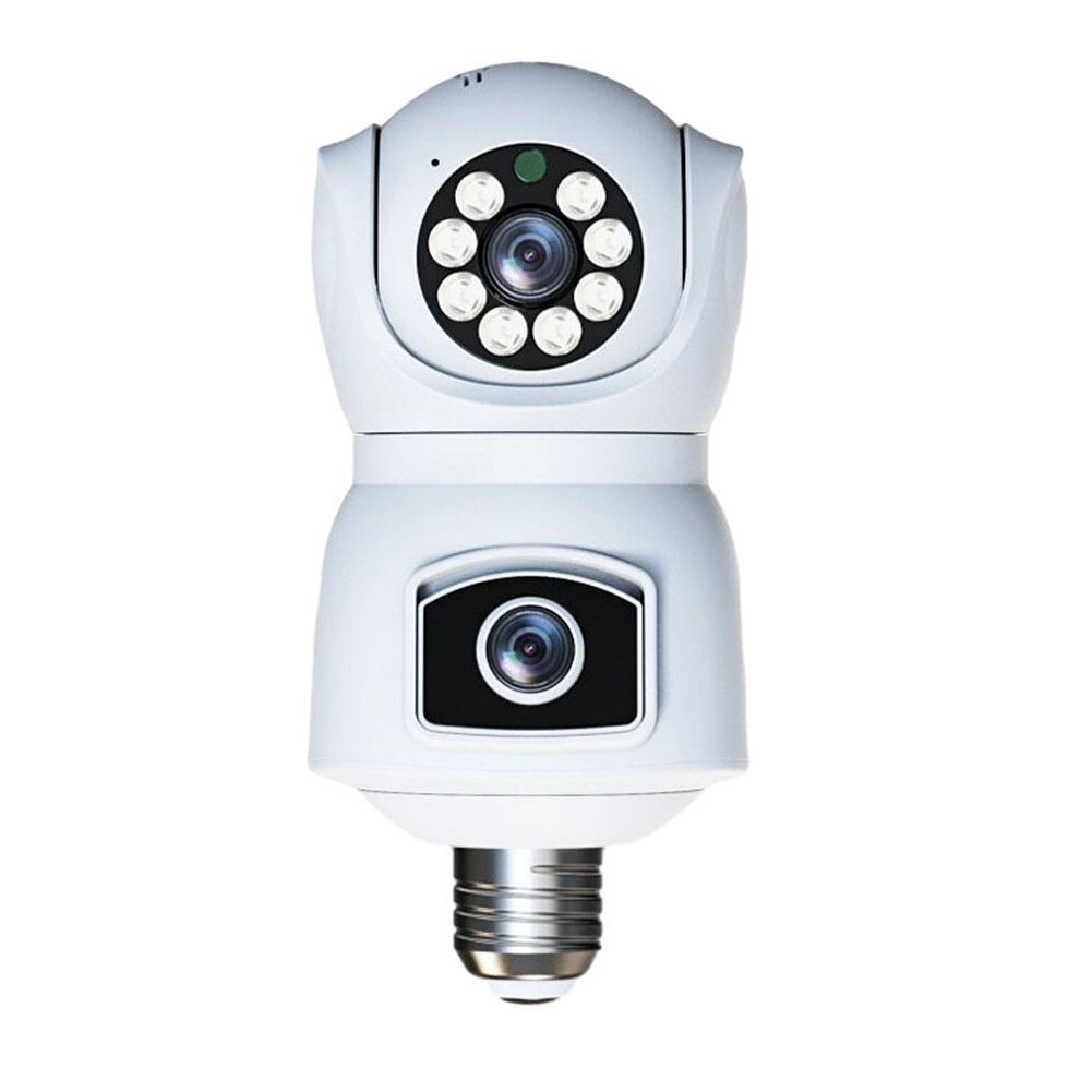 Infrared and White Light Dual Lens Dome Camera 4MP+4MP Resolution V380
