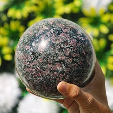 Hervorragende 125 mm rote Rubin Spinell Matrix Kristall Quarz Chakra Heilstei...