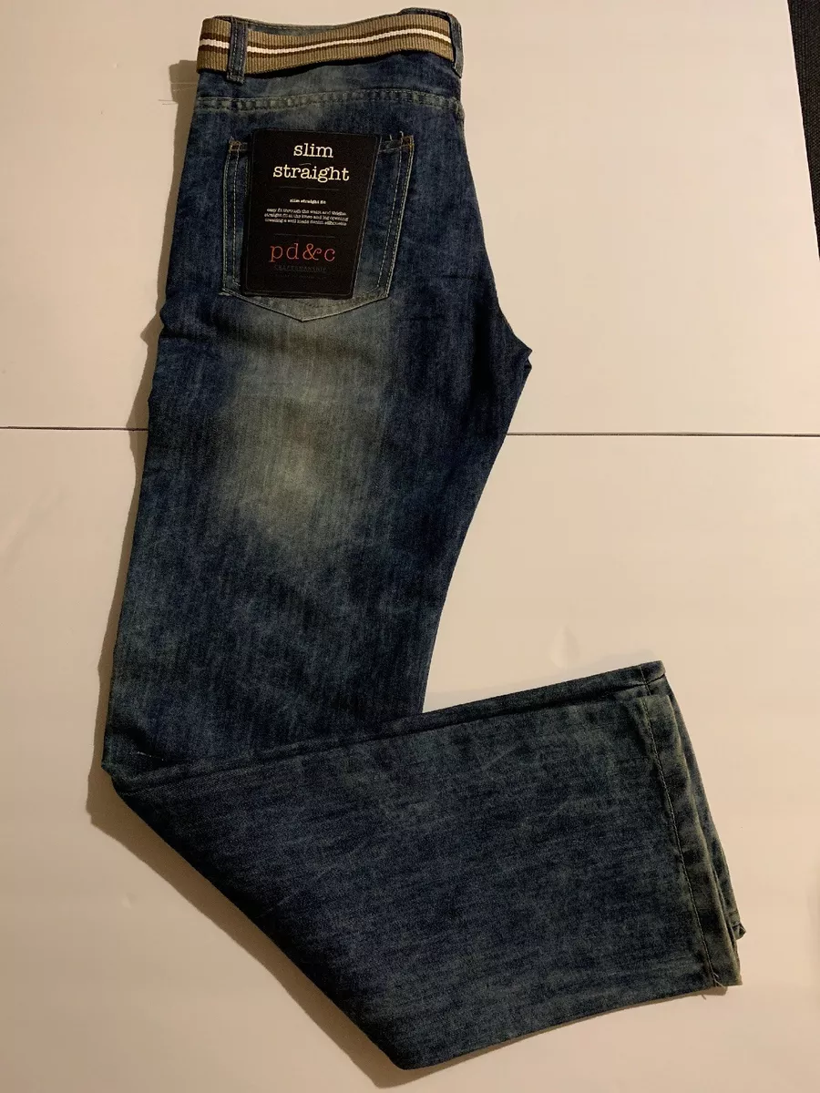 Pd&c slim sale straight jeans