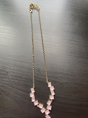 Mary Kay Powered By Pink Necklace.  Gold.  May Prize 