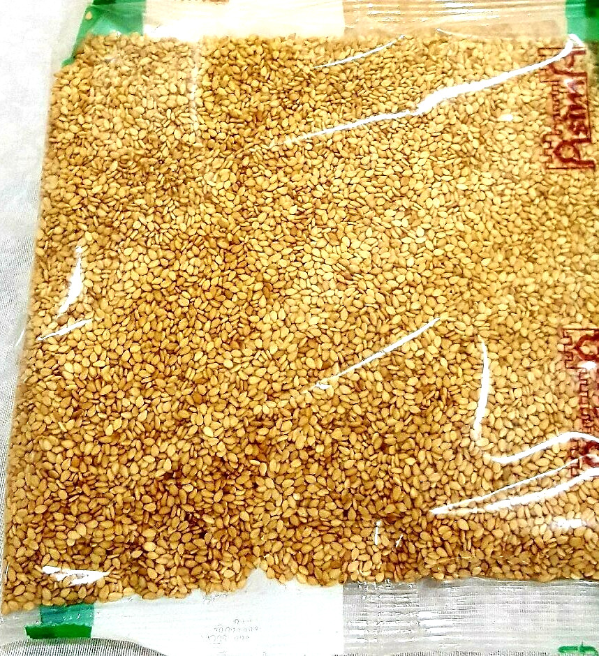 300 GRAMM SESAM GERÖSTET SESAMKÖRNER WEISS VEGETARISCH VEGAN