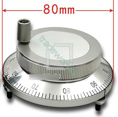 CNC Engraving Electronic Handwheel MPG Generator Manual Pulse 6Terminal 5V 80MM