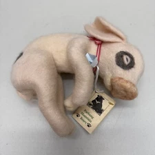 Pochung Mountain Mary J. Kolar Limited Edition 10" Needle Felted Pig 'WILEY'