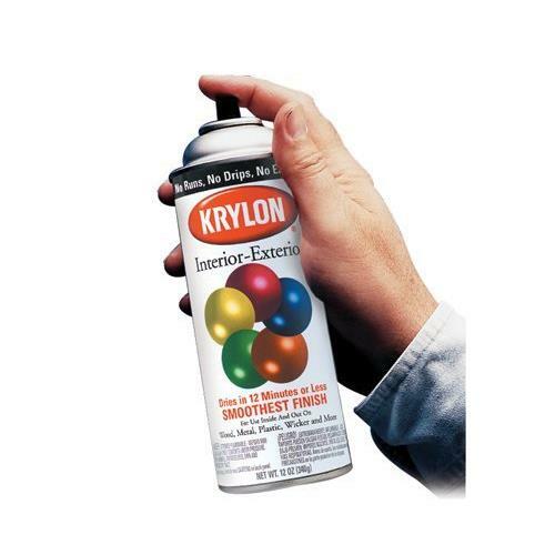 Krylon Industrial K01501A07 ACRYLIQUIK Acrylic Lacquer, White, Gloss