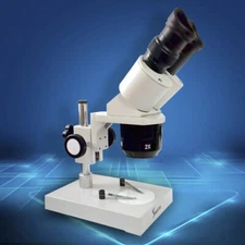 Srate 20X 40X Binocular Stereoscope f PCB Soldering Phone Repair w/ Lamp