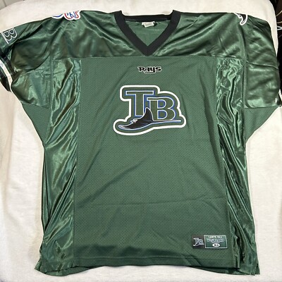vtg lee sport TB Rays Jersey MLB Green Size XL