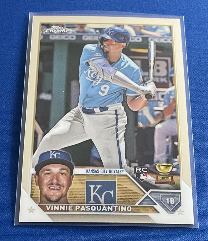 2023 Topps Chrome Baseball #119 Vinnie Pasquantino RC Kansas City Royals