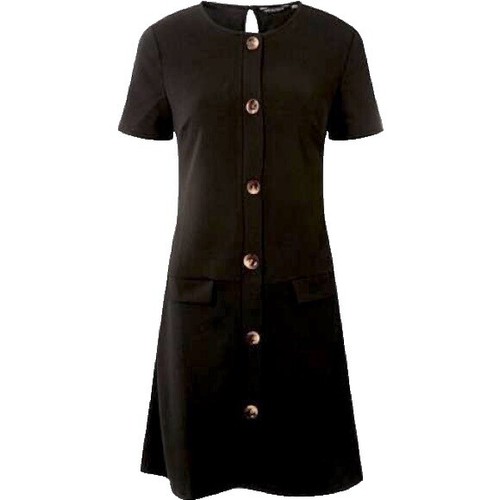 loft black shirt dress Loft's Linen-Blend Mini Dress Is Perfect for Summer Outings