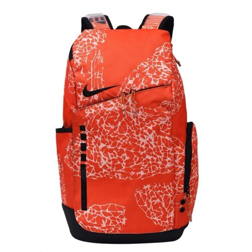 Nike Hoops Elite Orange Shattered Glass Basketball/Gym/School Backpack 32L RARE