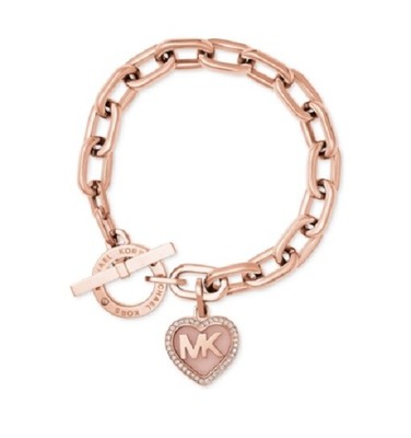 michael kors pave heart bracelet