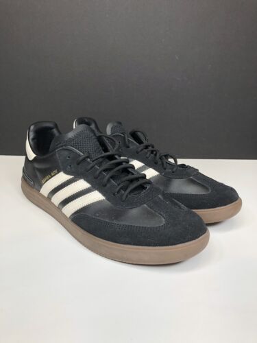 Adidas Samba ADV Mens Shoes US Size 10.5 black Leather - Afbeelding 1 van 12