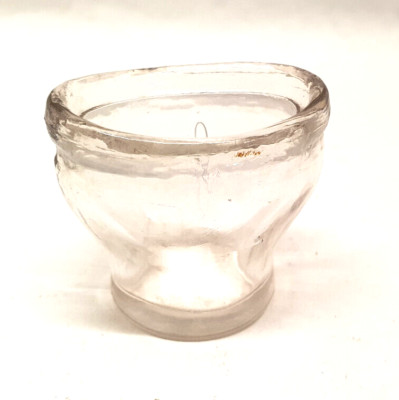 Vintage Eye Rinse Glass Transparent Medical Sciences