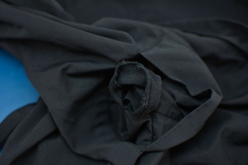The Masai Women's Trench Coat Size M Medium Black Waist Belt - Picture 5 of 7