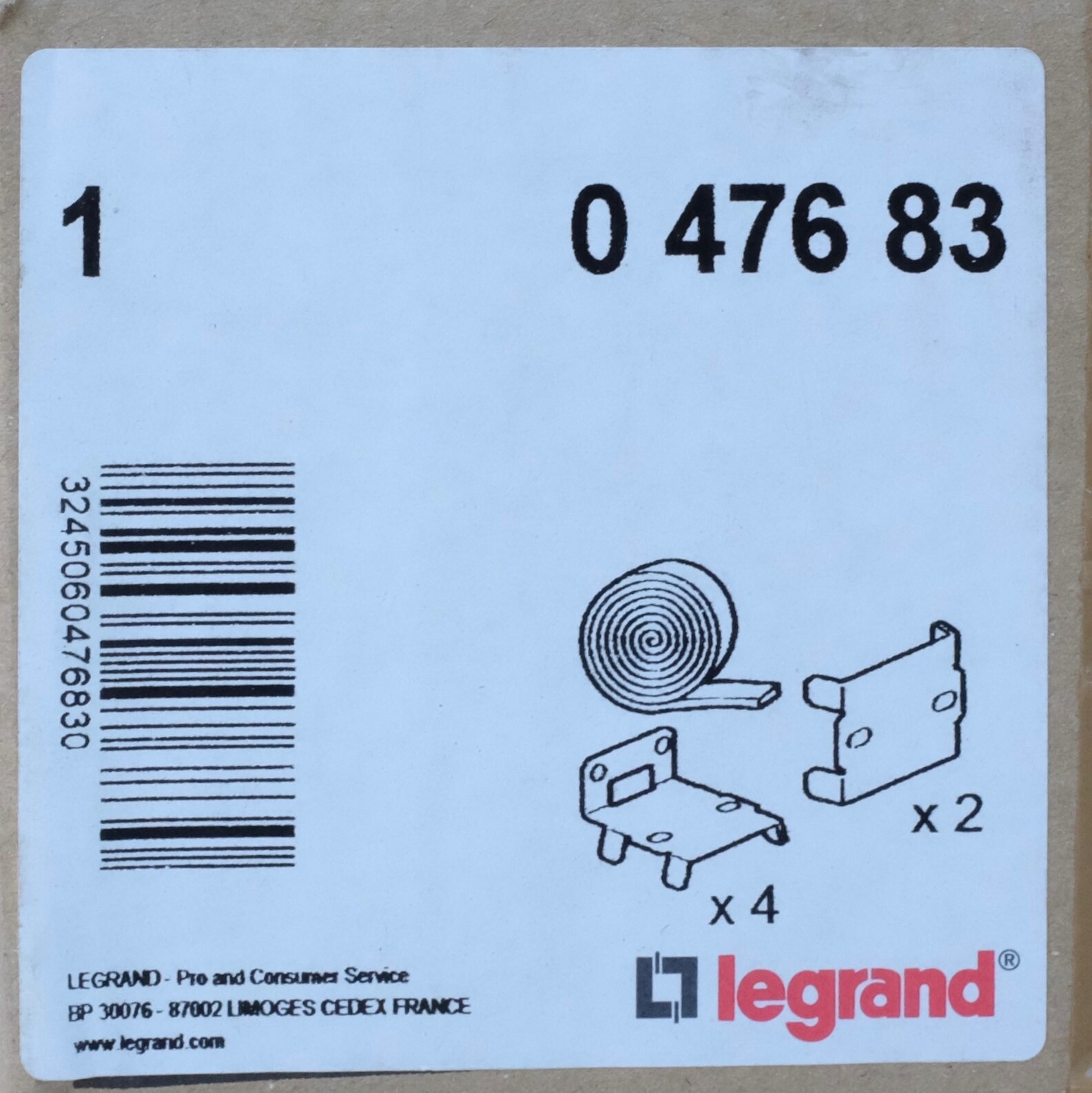 Kit d'assemblage Legrand 047683 accessoire de liaison interne armoire Altis