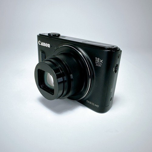 Canon PowerShot SX610 HS 20.2MP 18x Zoom schwarz Digitalkamera mit Akku - Bild 1 von 12