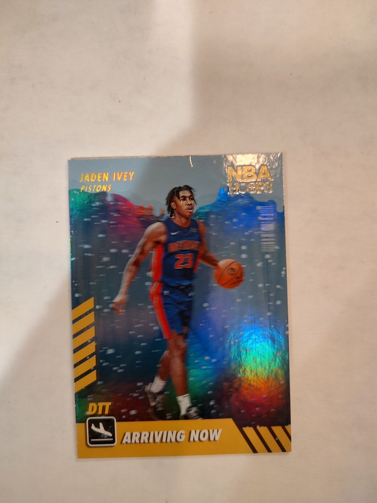 2022-23 Panini NBA Hoops - Arriving Now Holo Winter #5 Jaden Ivey (RC)(JGA)