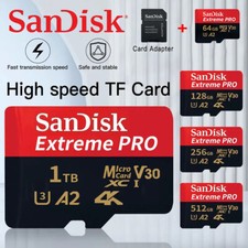 Sandisk Extreme Pro scheda di memoria micro SD 1 TB 512 GB 256 GB 128 GB 64 GB 32 GB