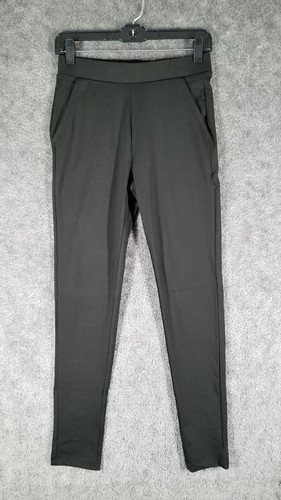 Bamans Women Sz S Yoga Dress Pants Black NWT Skinny Tummy Control Pull On Casual - 第 1/9 張圖片