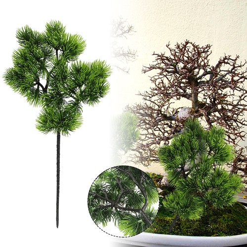 Artificial Plant Aquarium Fish Tank Rockery Bonsai Hotel Pine Tree Ornament Deco - Picture 6 of 24