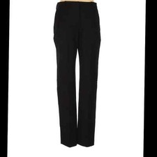 Theory Double Stretch Pleated Black Trouser Pant Women 4 NEW Professional Basic