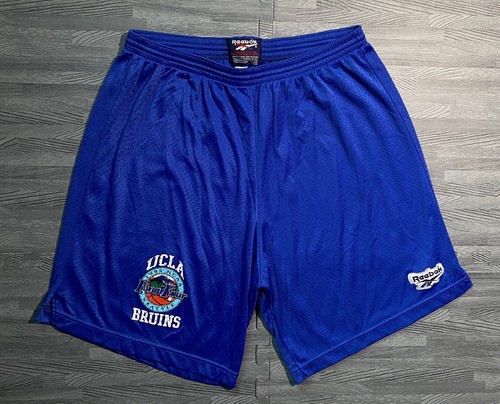 Vintage Reebok 1995 UCLA Bruins Basketball Team Issued Practice Gym Shorts 2XL - Picture 13 of 20