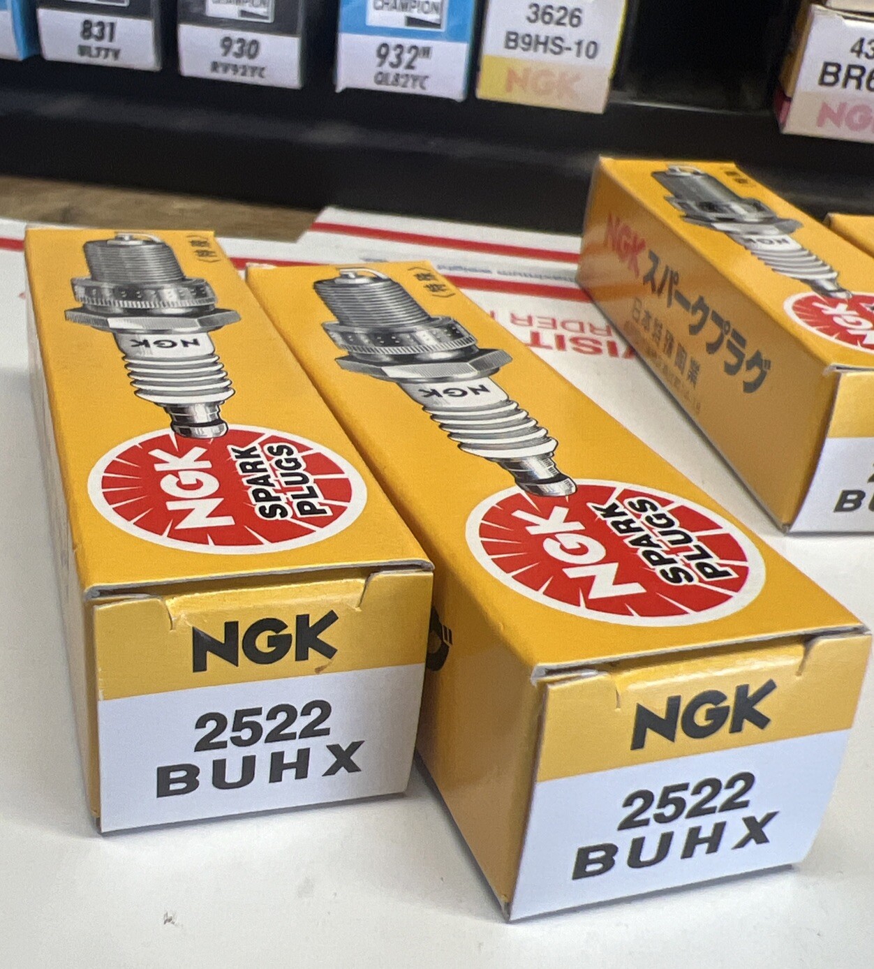 2pcs NGK 2522 Standard BUHX Outboard Marine Spark Plug Tune Up Set JAPAN