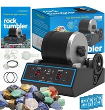 AliKids Professional Advanced Rock Tumbler Kit - 9 Day Timer - 3 Speeds