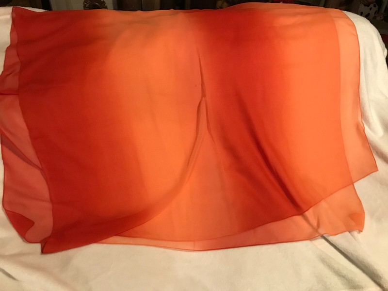 Orange Shaded Scarf 40 X 70 #31