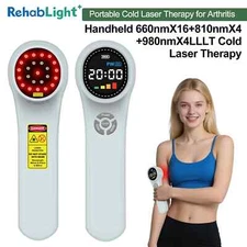 Handheld 1760mW Red Light Therapy Device for Pain Relief Body Muscle Recovery