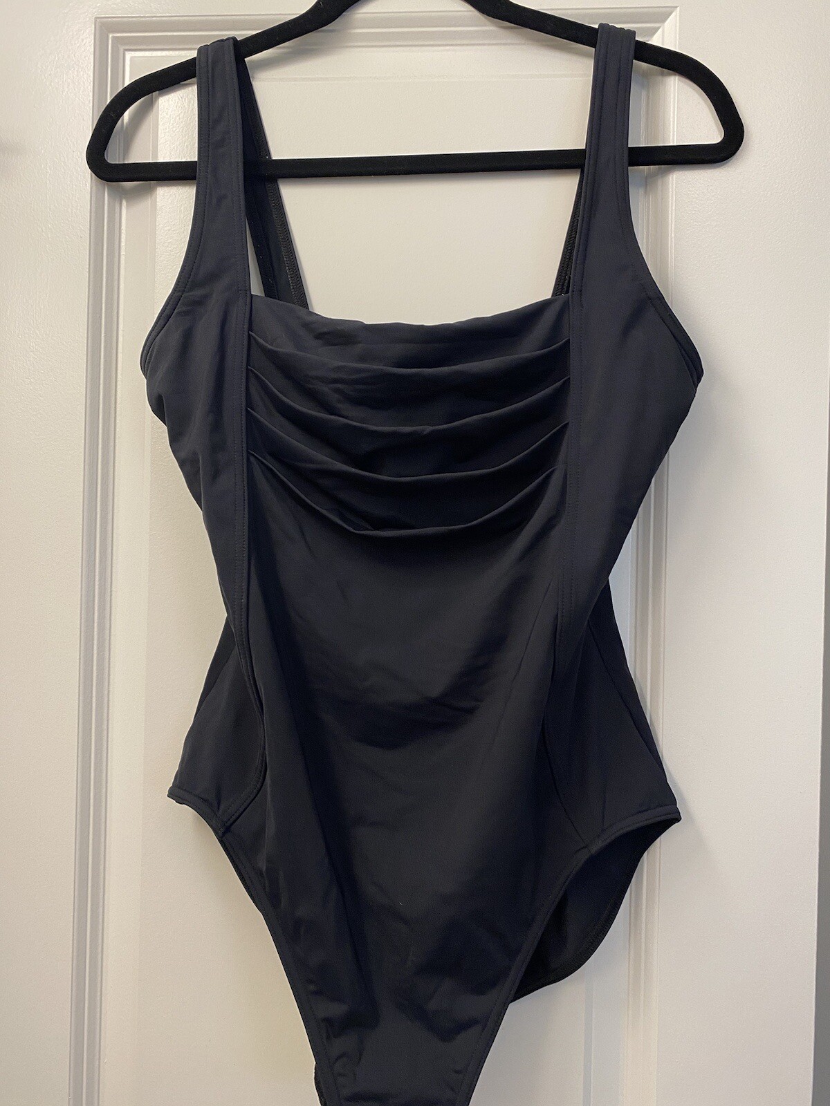 Calvin Klein Women’s One Piece Swimsuit Black Sz 10 R… Gem
