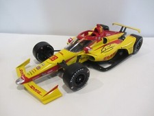 2023 ROMAIN GROSJEAN signed INDIANAPOLIS 500 1:18 DIECAST GREENLIGHT INDY CAR