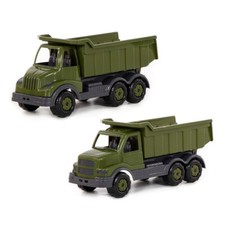 Militär LKW Kipper 46cm Bundeswehr Truck Sandkastenspielzeug Auto Kippfunktion