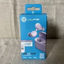 JLab GO Air POP True Wireless In-Ear Headphones - Lilac (EBGAIRPOPRLLC124) *NEW*