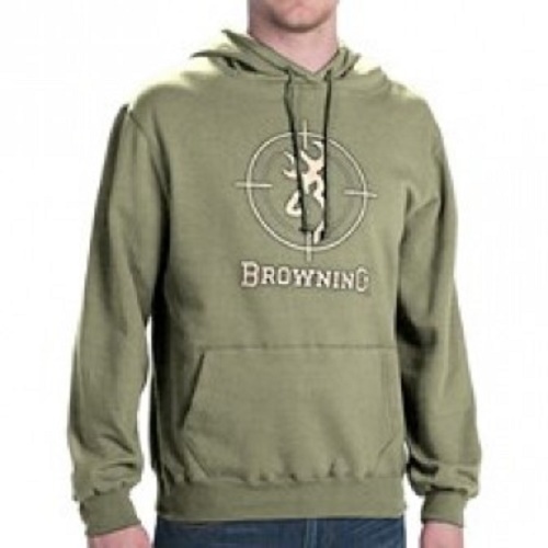 BROWNING HOODIE KAPUZENSWEATSHIRT LODEN GRÜN HERREN SMALL BRANDNEU - Bild 1 von 1