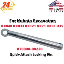 For Kubota KX040 KX033 #70000-00220 K7870 Quick attach bucket locking pin 