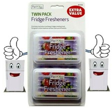 Fridge Freshener Deodoriser Air Fresh Kitchen Smell Odour Refrigerator Clean