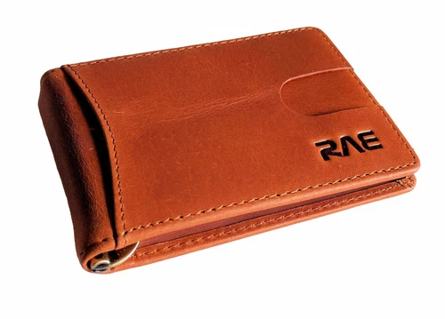 RAE RFID Wallet for Men - Genuine Soft Full Grain Leather Mojave Desert BrownOpens in a new window or tab