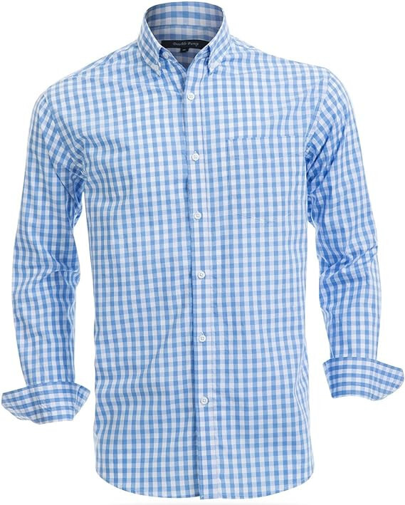 トップス baloriginal DOUBLE BUTTON SHIRT BLUE BIG & TALL BREEZE S