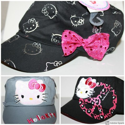 NWT Hello Kitty Cap NWT Hello Kitty Fleece Flap Beanie Bomber Cap with Tassels  main image 4